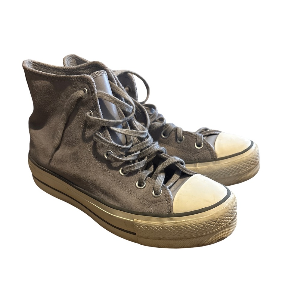 Converse Platform Suede High Tops - Size 9